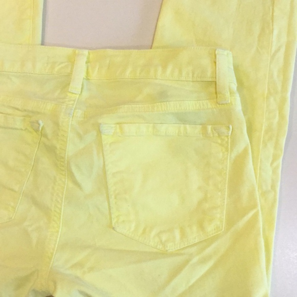 J Brand Neon Lemon Skinny Jean - Picture 4 of 6